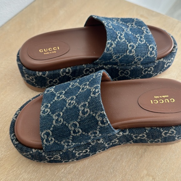 Gucci Angelina Platform Sandals - Picture 10 of 11